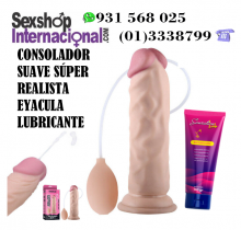 CUMMING CONSOLADOR SUAVE SÚPER REALISTA EYACULA LUBRI SEXSHOP 